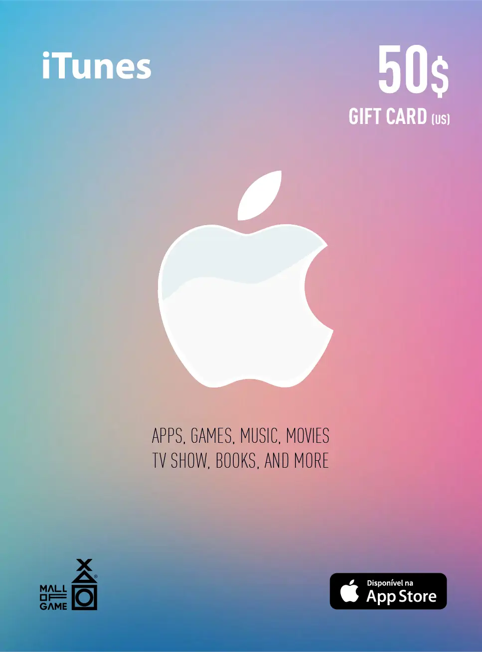  iTunes USD50 Gift Card (US)